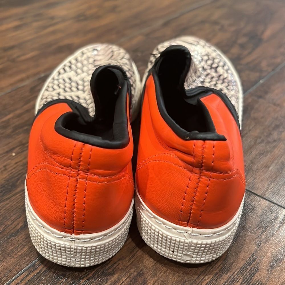Kurt Geiger London Sneakers Women's 37 US 6.5 Snake Skin Print Made In Italy EUC - Picture 3 of 8
